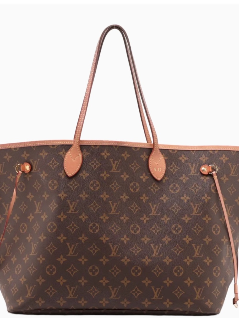 Louis Vuitton Neverfull GM Monogram Tote, pochette included.